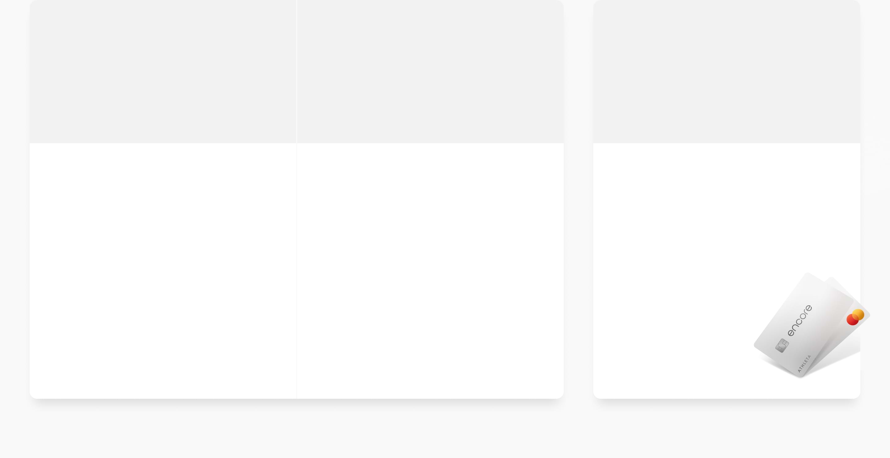 White and gray background for the membership tiers.