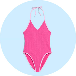 Image of a pink bathing suit.