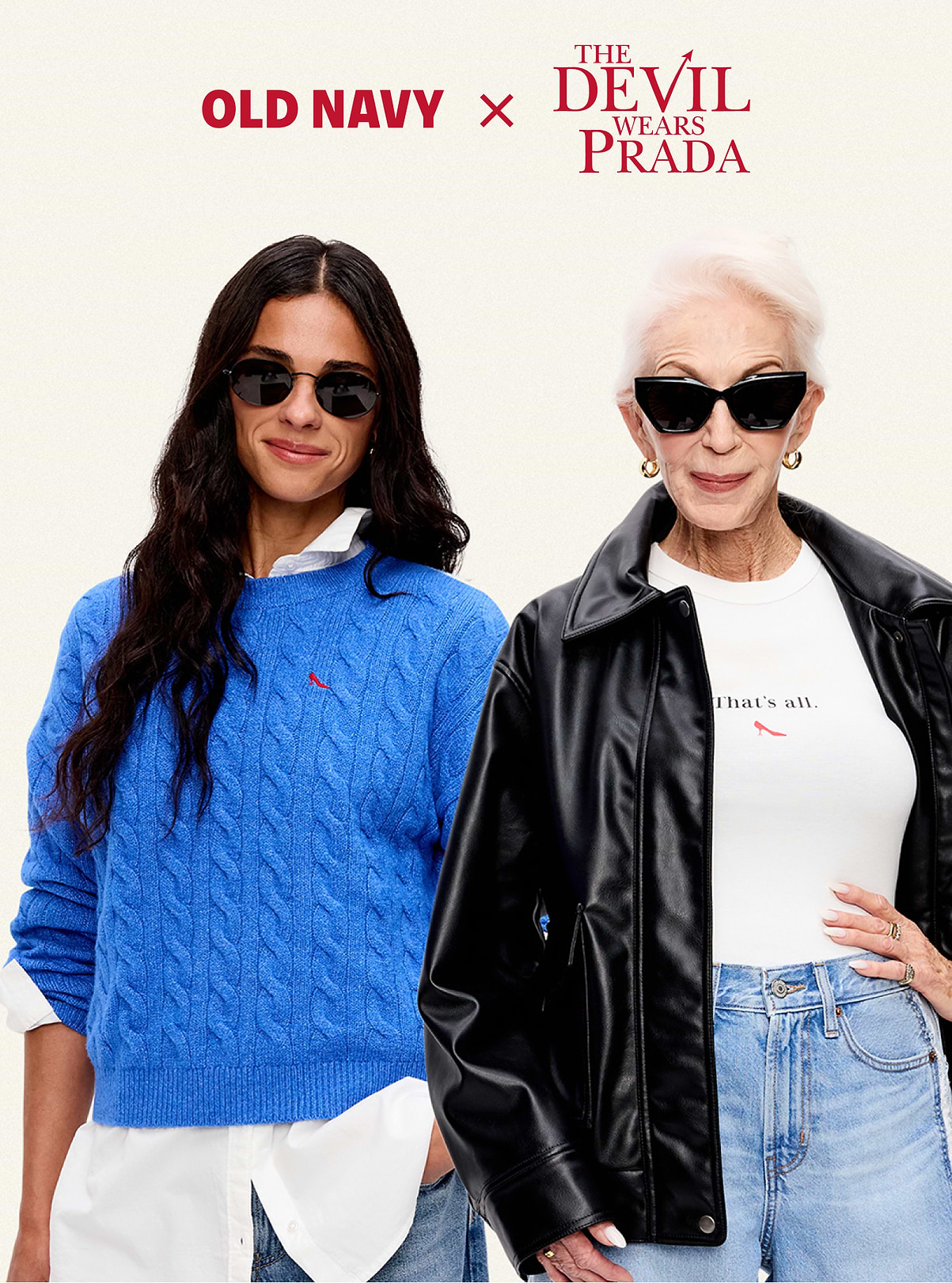 Old Navy X the Devil Wears Prada.