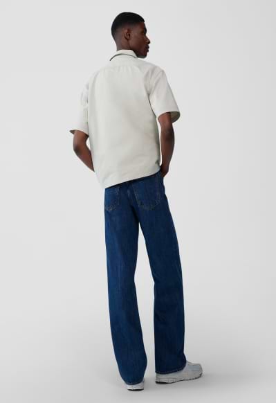 Baggy style jeans.