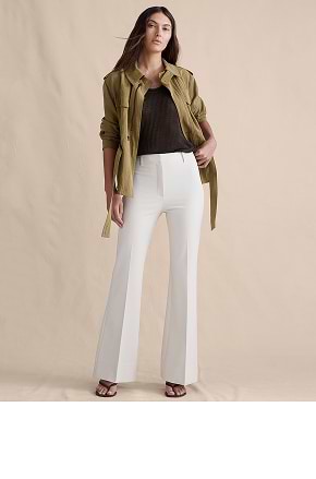 Flare & Bootcut. A fitted silhouette with a signature flare.