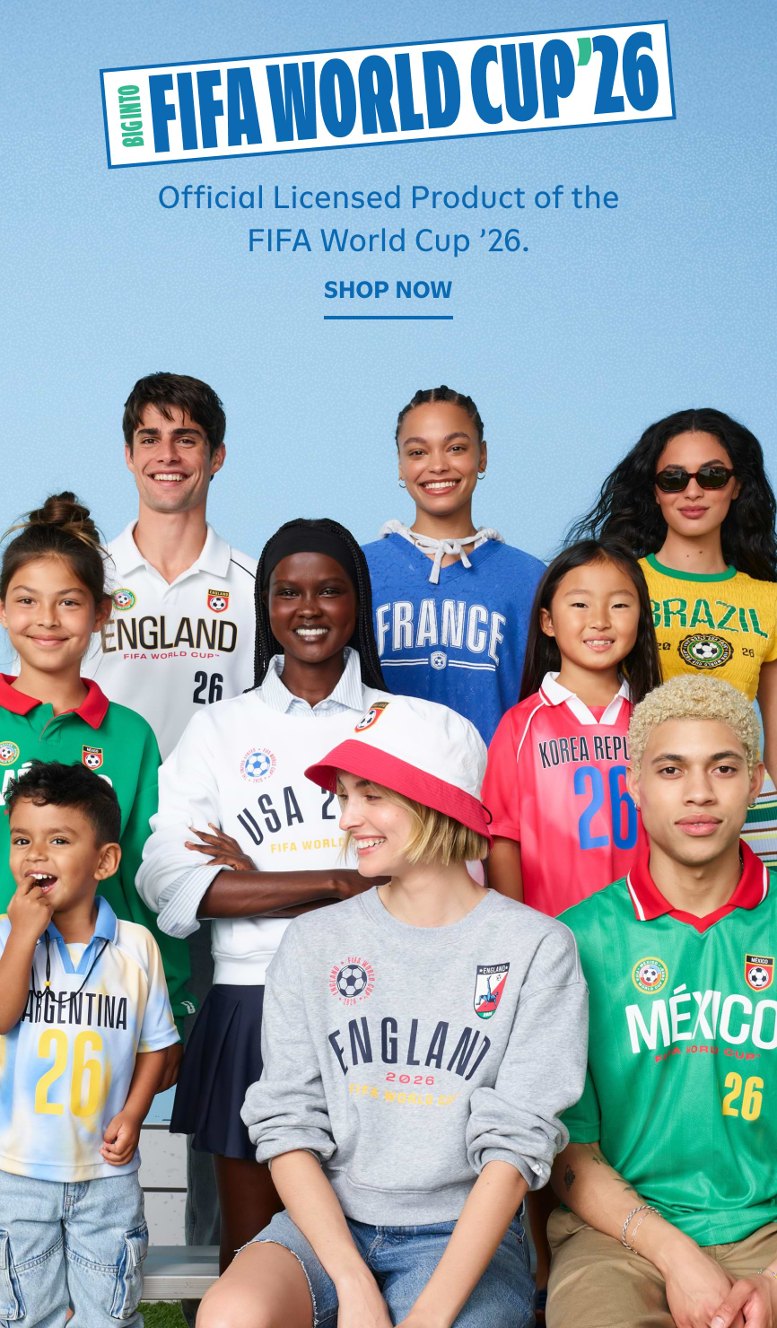 Official licensed product of the FIFA World Cup '26. Shop now.