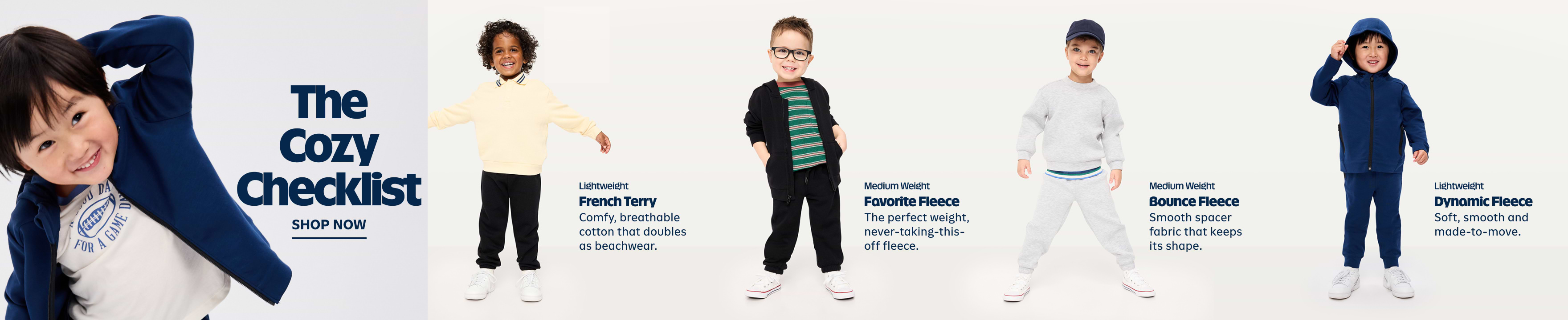 The cozy checklist. Shop now.