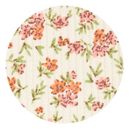 Image of a floral print swatch.