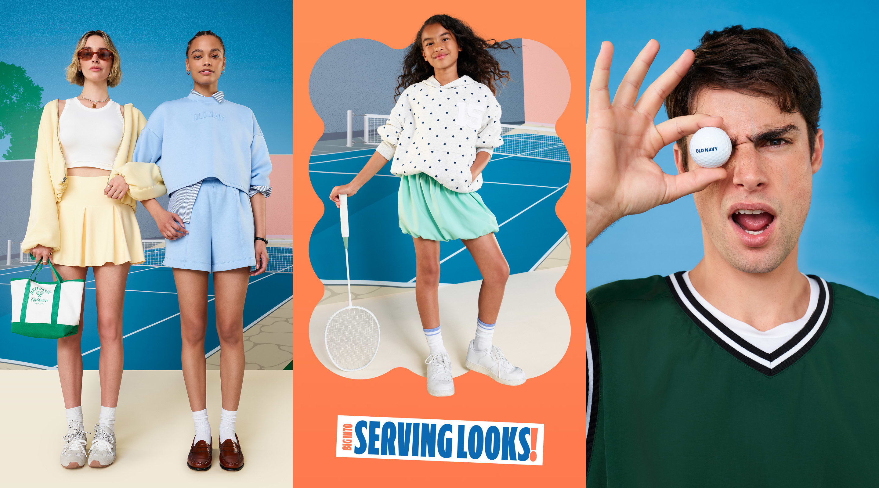 Big into serving looks! Tennis and golf-inspired pieces giving country club chic. And not a membership fee in sight. 