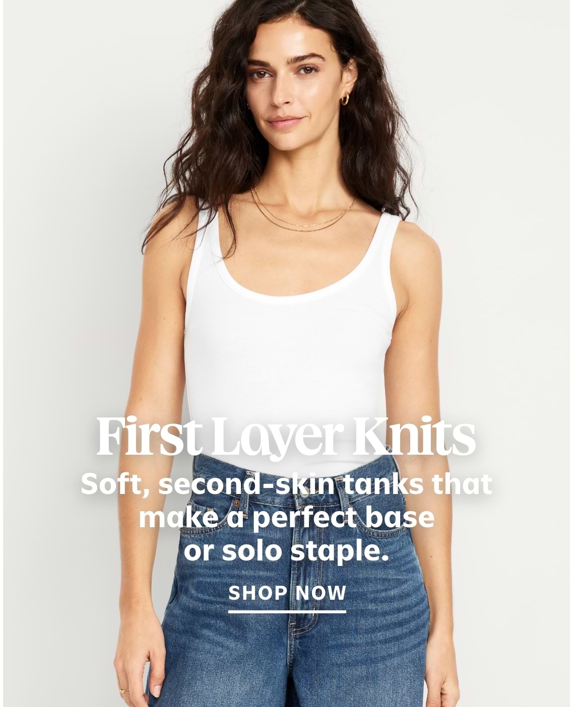First-Layer Cami Tunic Tank Top | Old Navy