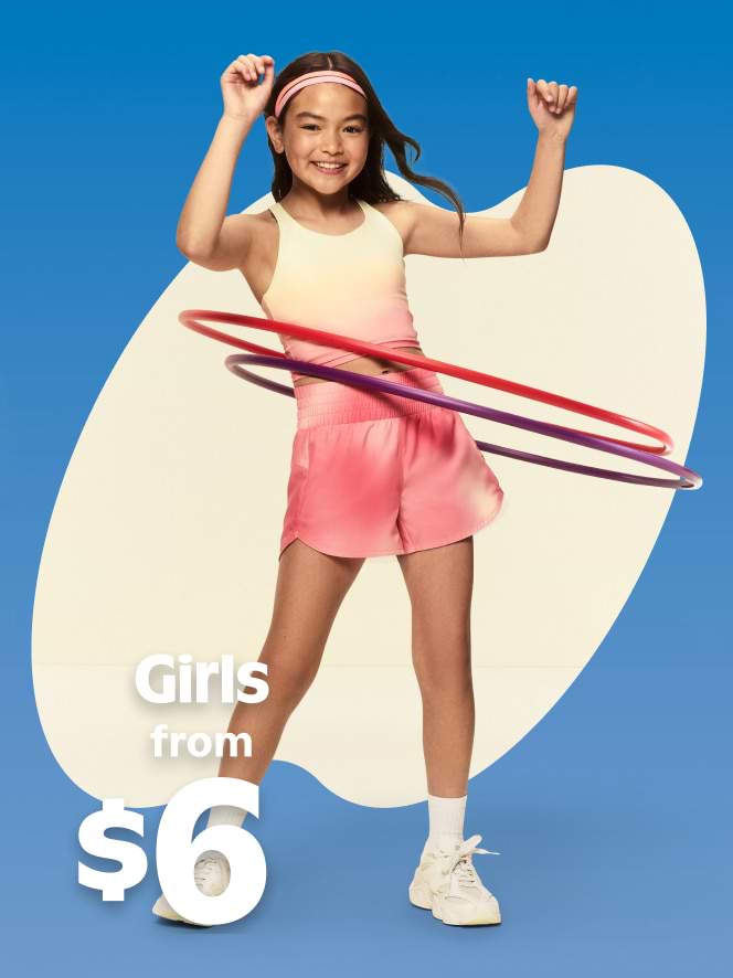 Shop girls active from $6.