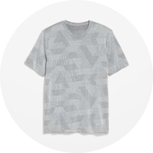 Image of gray active t-shirt.