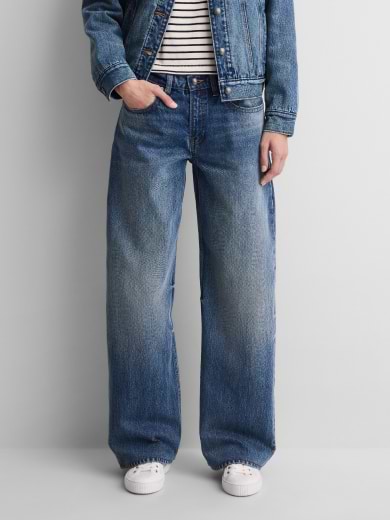 Low Rise '90s Loose Jeans