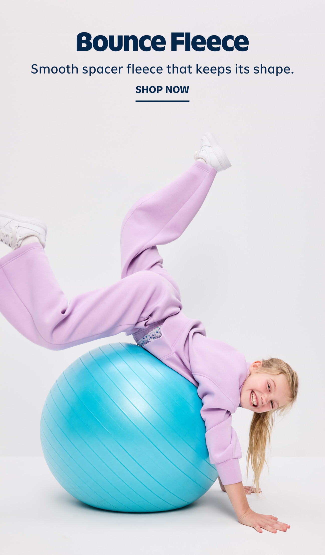 Bounce fleece. Smooth spacer fleece that keeps its shape. Shop now.