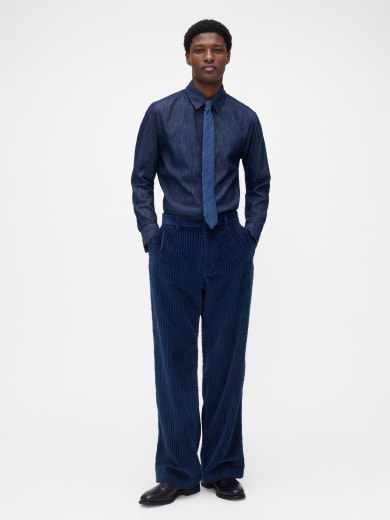 Corduroy Baggy Trousers