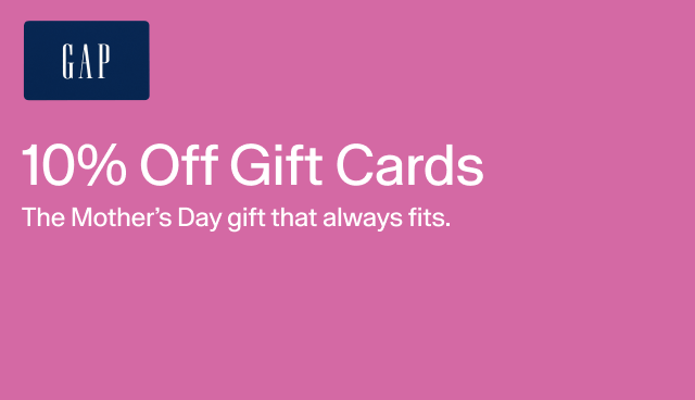 10 off gift cards the mothers day gift that always fits