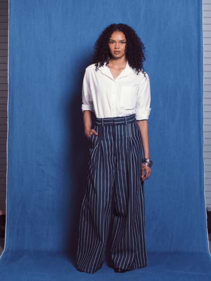 The Stripe Demin Trousers