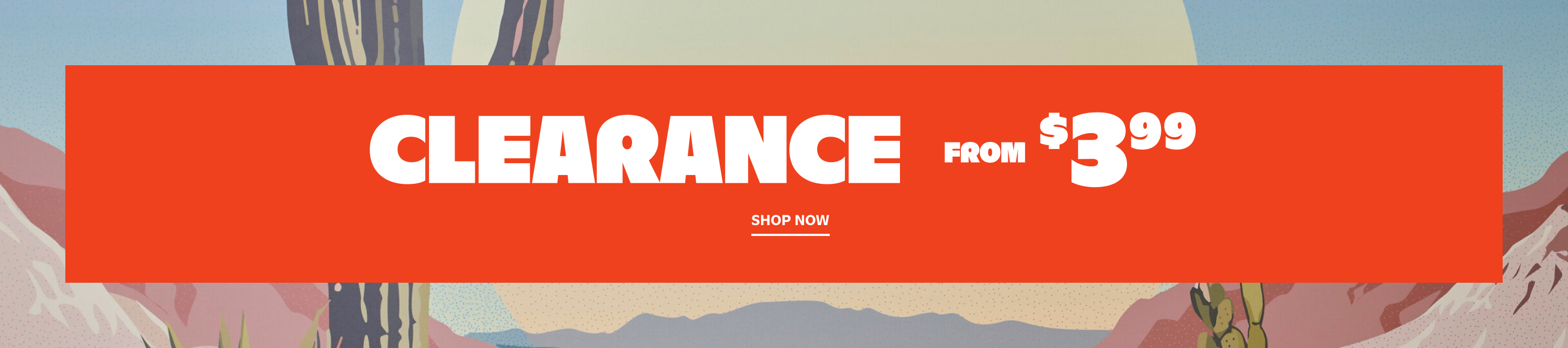Clearance from $3.99