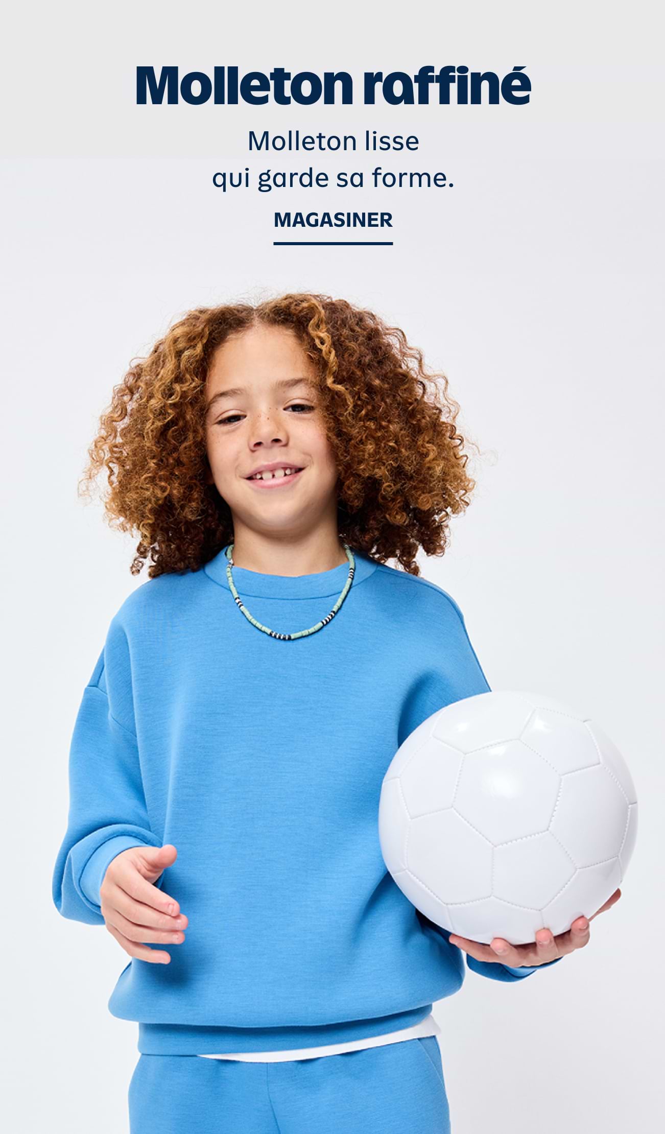 Molleton lisse qui garde sa forme. Msagasiner.