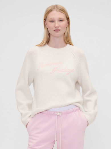 Oversized Logo Sweater