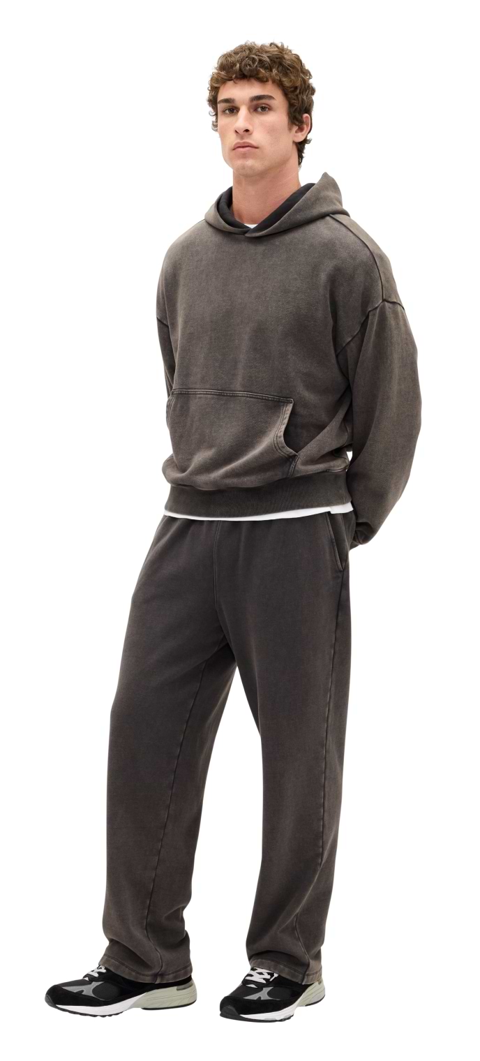 black matching fleece sets
