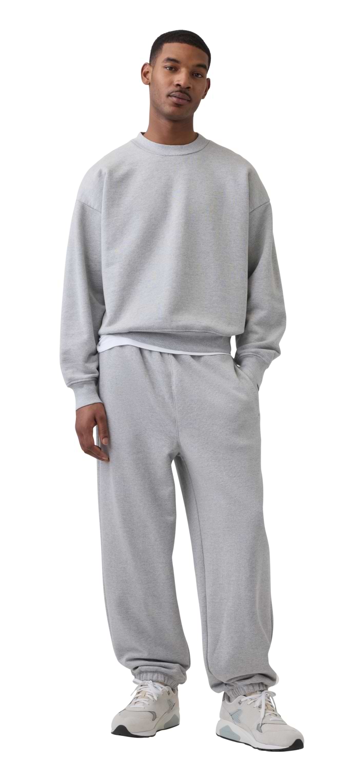grey matching fleece sets