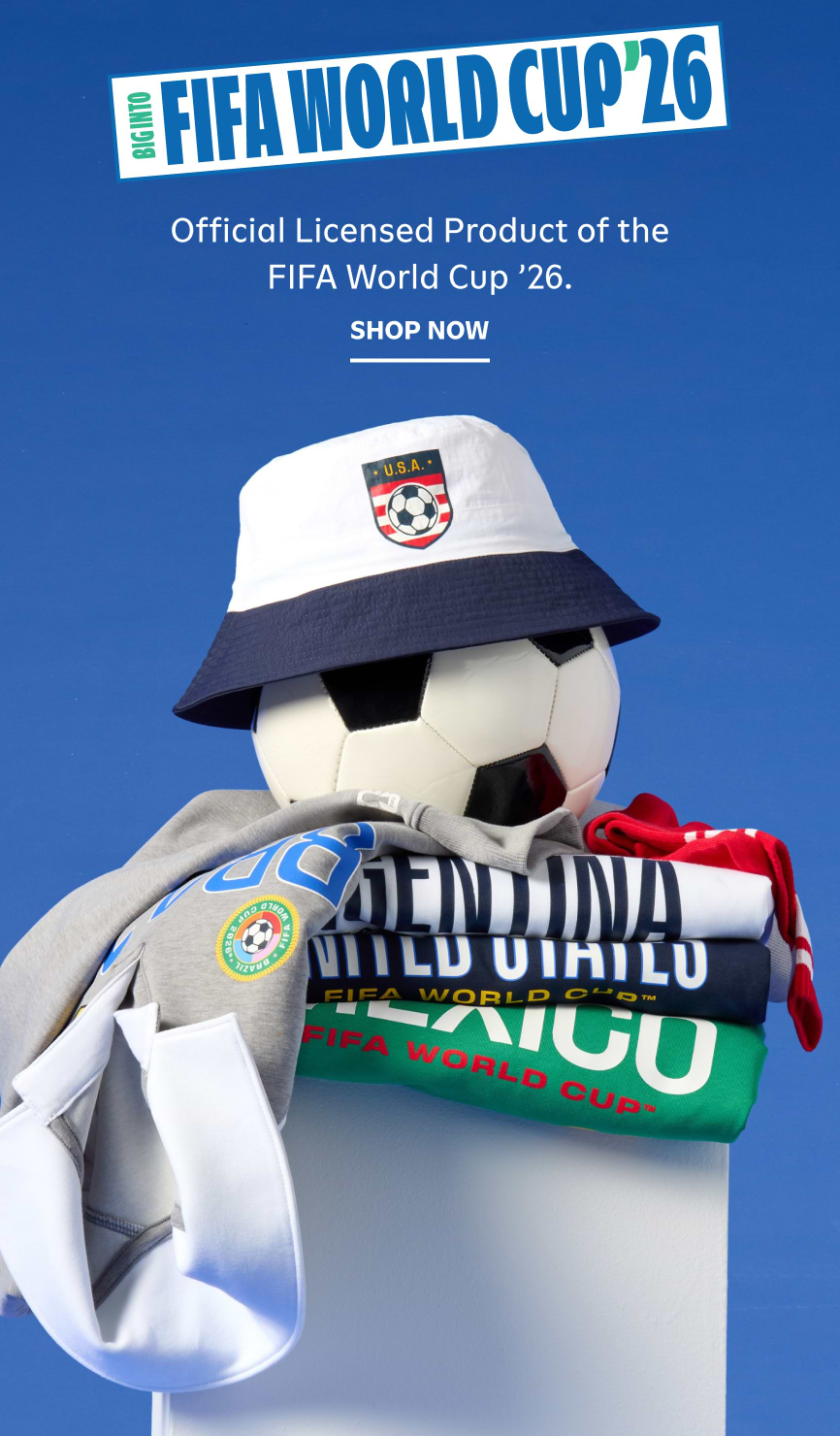 Official licensed product of the FIFA World Cup '26. Shop now.