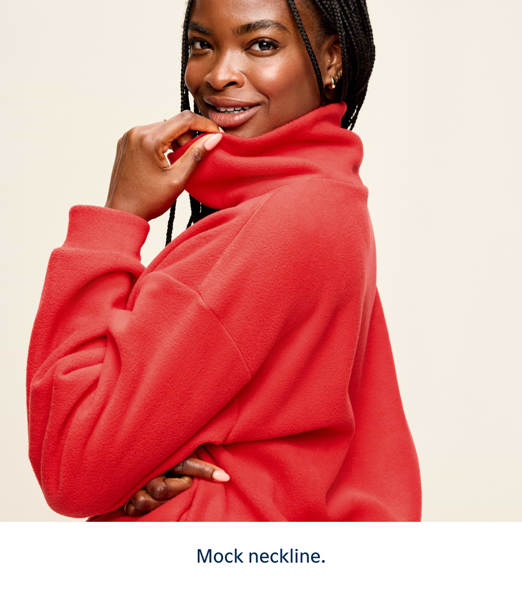 Baseline Fleece Mock-Neck Sweater | Old Navy