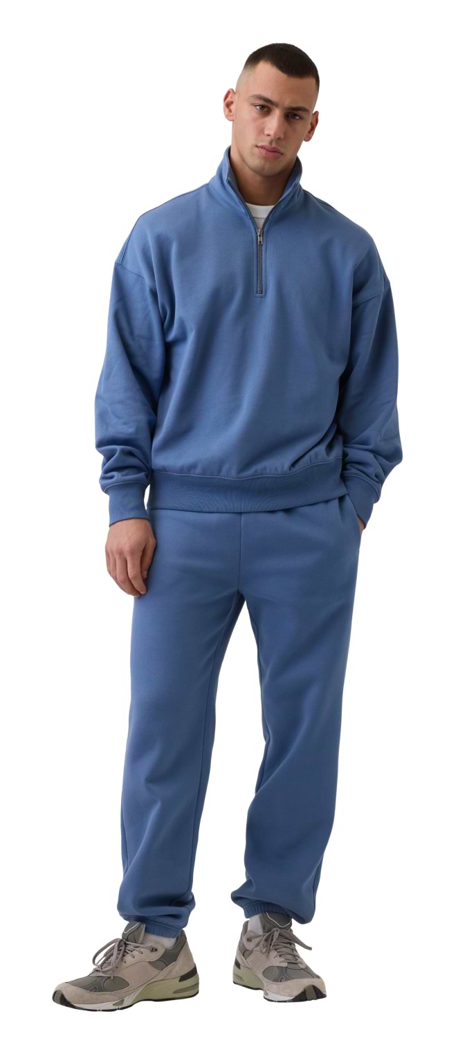 blue matching fleece sets