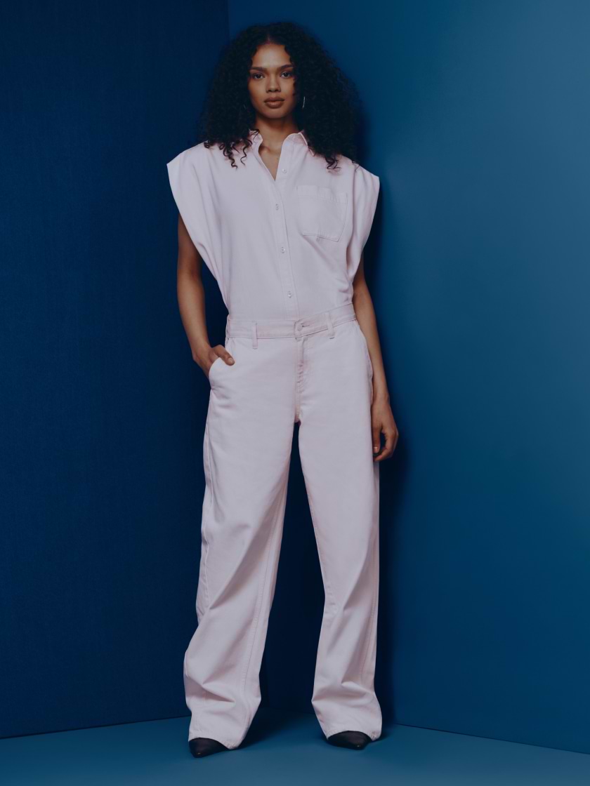 The Pink Baggy Barrel Jeans