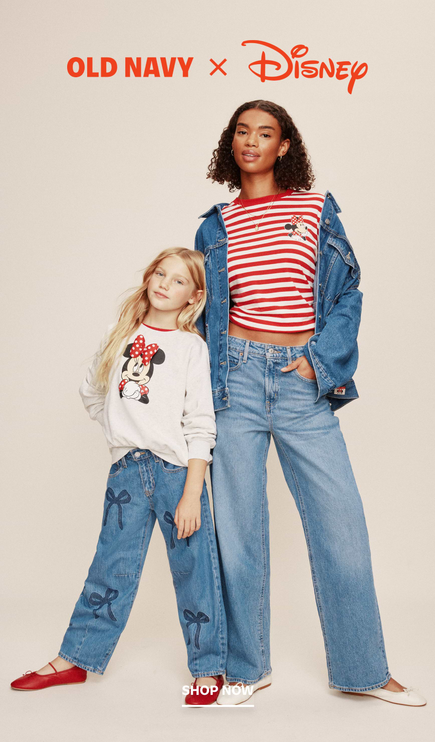 Old Navy x Disney Valentine's Day. Shop now.