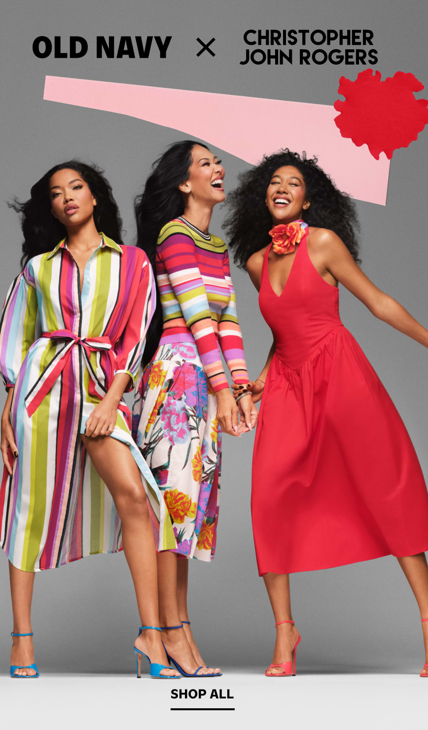 Old Navy x Christopher John Rogers. Shop the collection.