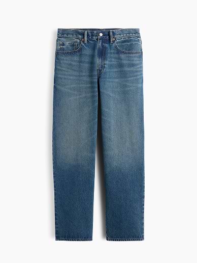 a pair of jeans that are on a white background