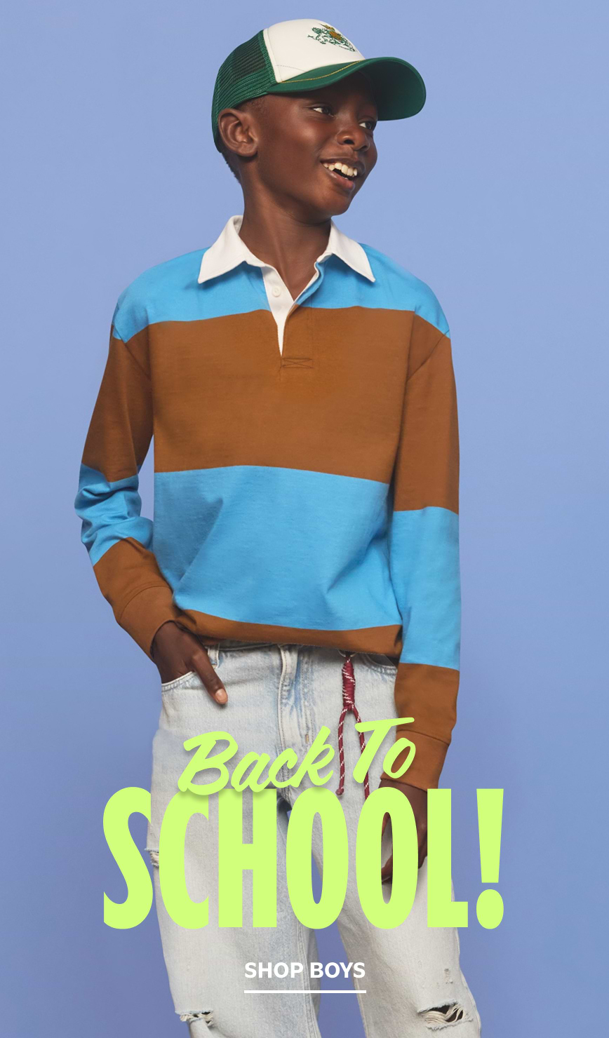 Back To School! Shop Boys