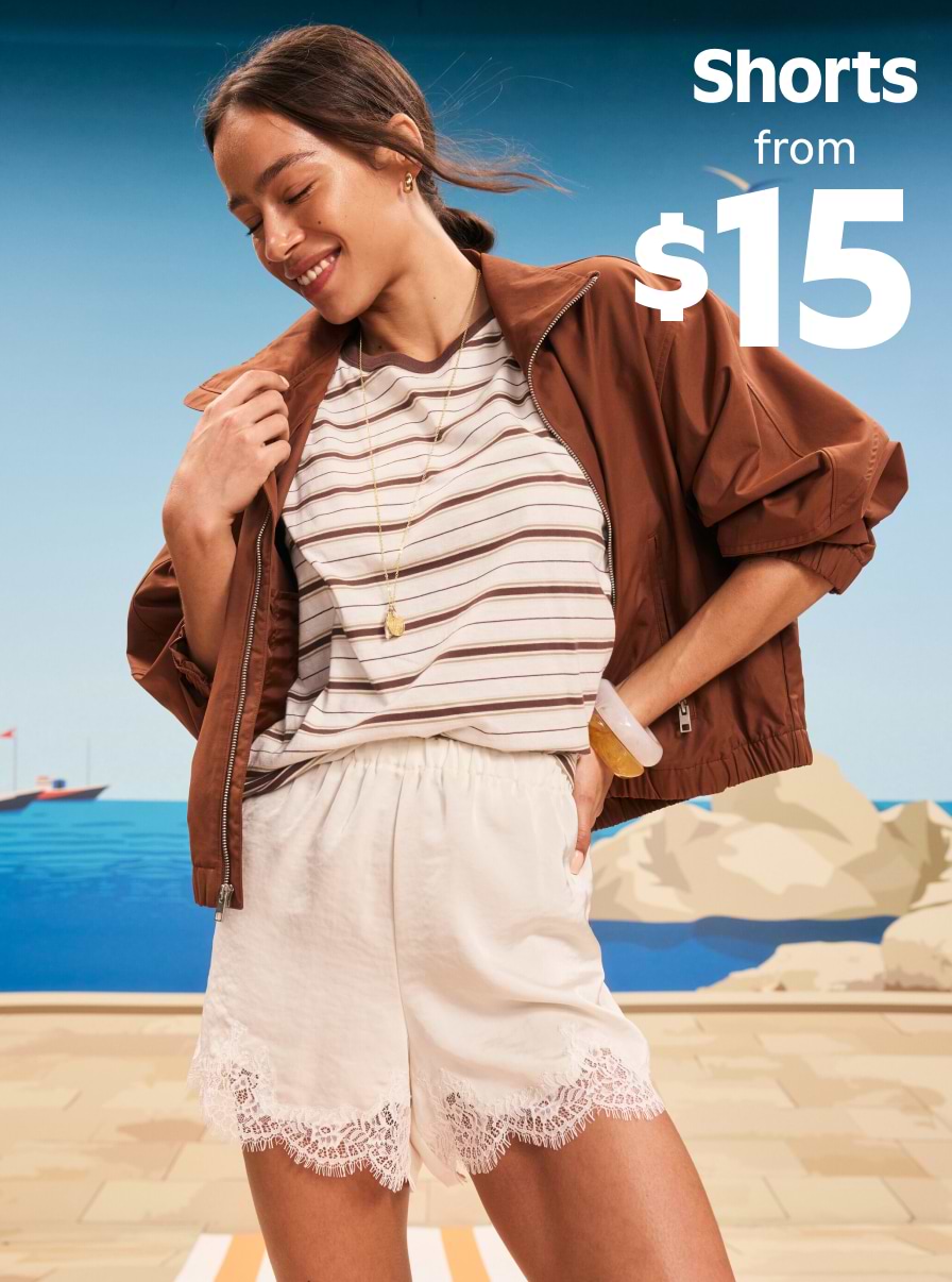 Shop shorts from $15.