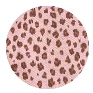 Image of a cheetah print swatch.