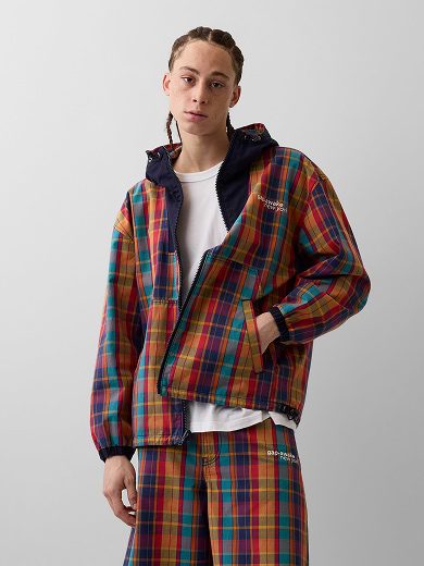 Oversized Reversible
 Canvas Jacket
