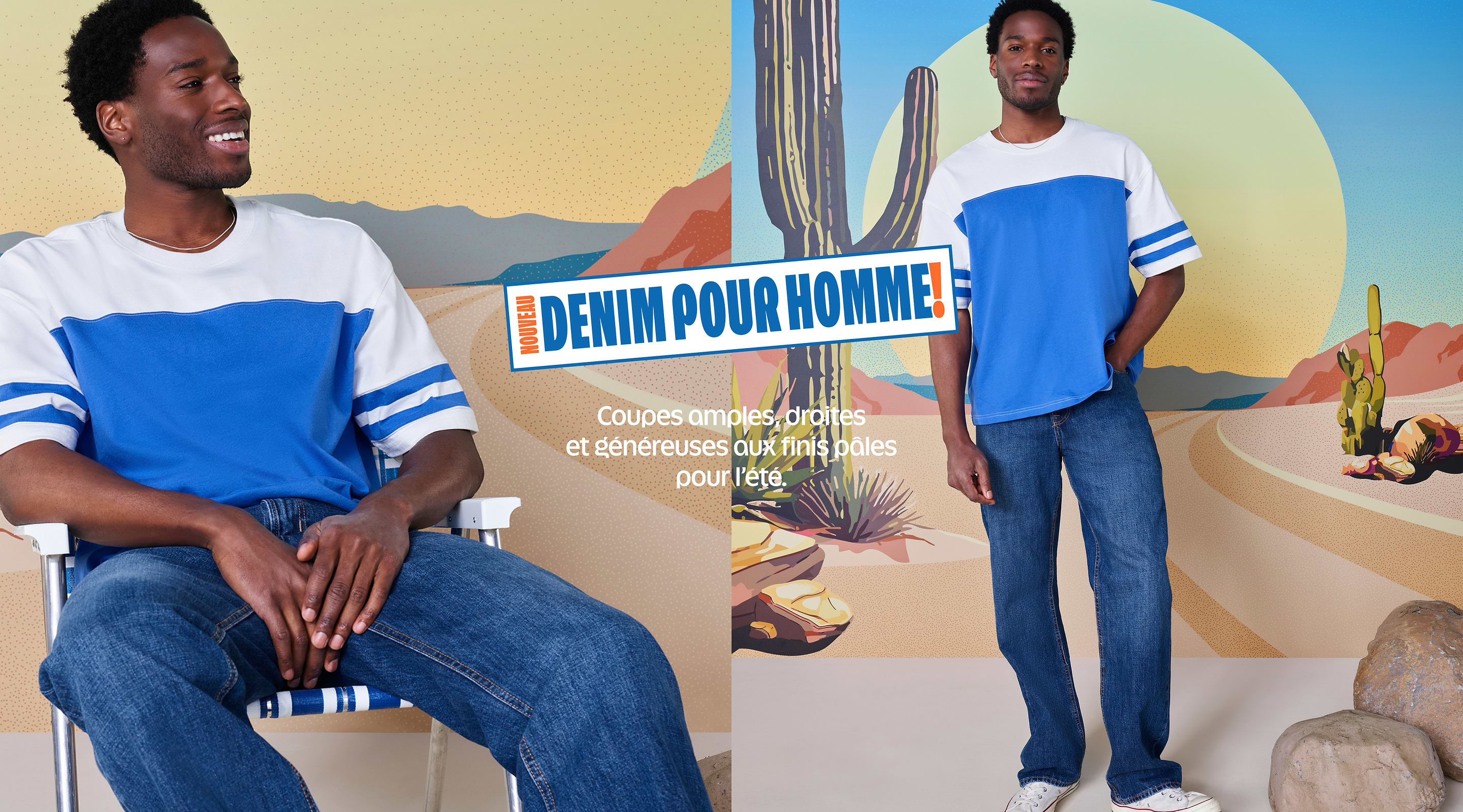 Denim pour homme.