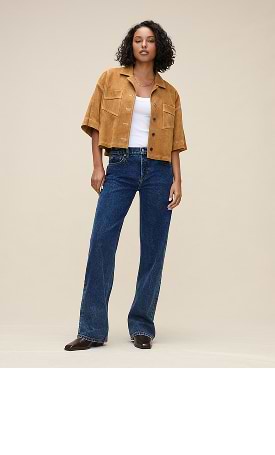 Relaxed. A looser fit with a slouchy ease.
