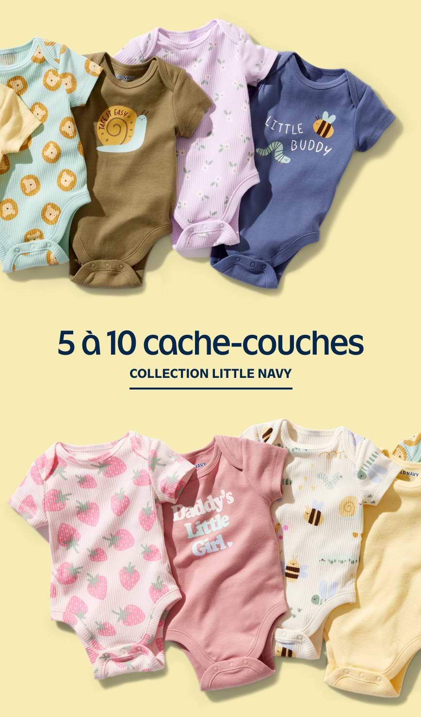 5 à 10 cache-couches.