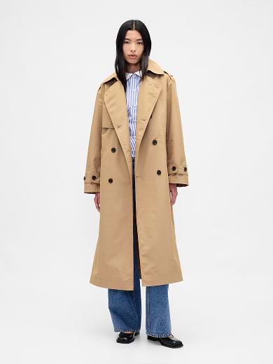 Bow-Back Trench 
Coat