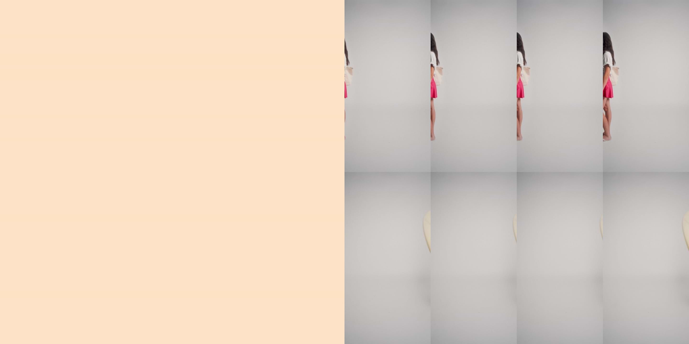 a woman in a white dress is standing in front of a mirror