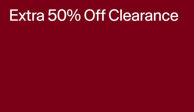 Extra 50 percent off clearance