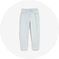 Image of Old Navy barrel jeans.