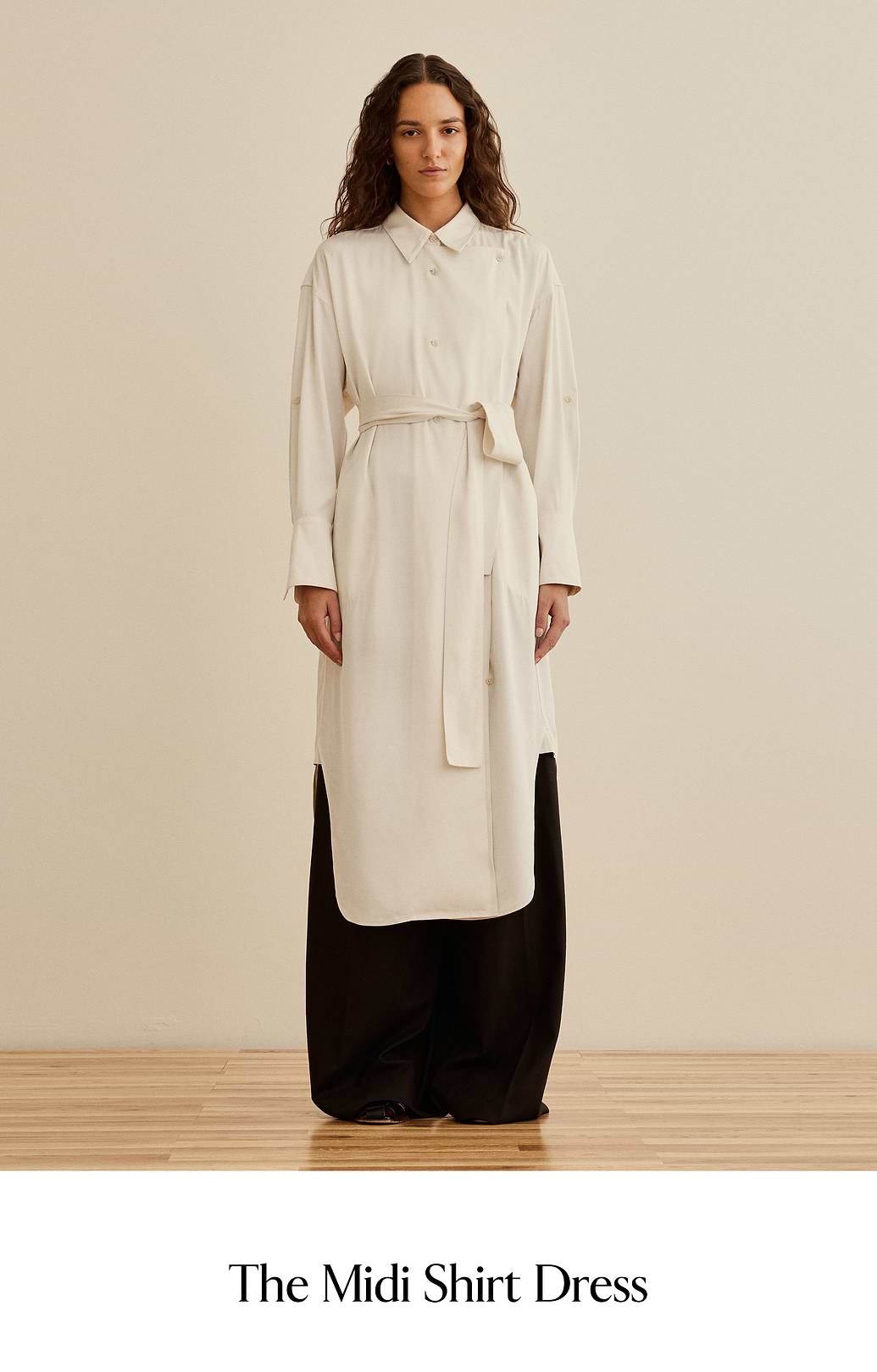 The Midi Shirt Dress