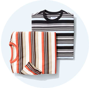Image of striped t-shirts.