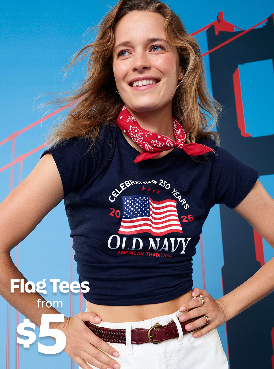 Flag tees from $5.