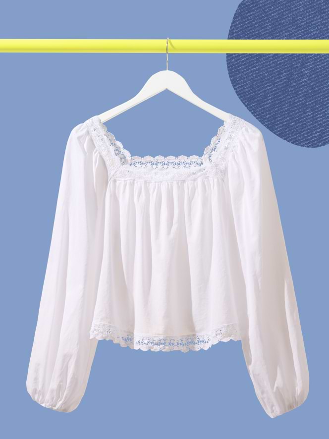 Image of a white blouse.