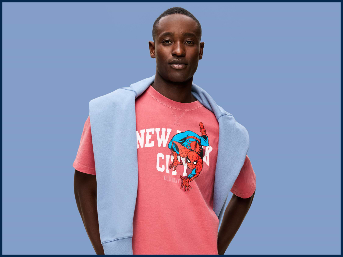 Old Navy x Marvel Spider-Man Graphic Popover Hoodie for Adults