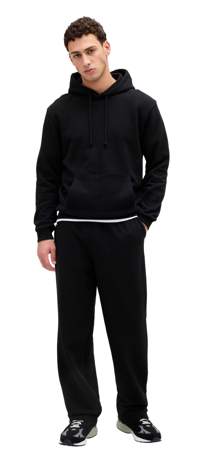 black matching fleece sets