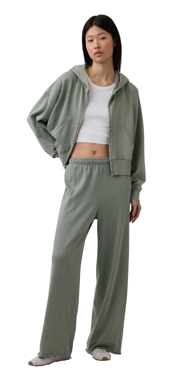 green matching fleece sets